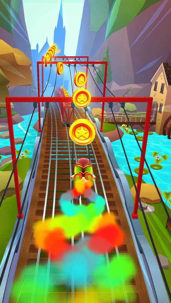 地铁跑酷无限金币钥匙破解版(Subway Surf)截图4