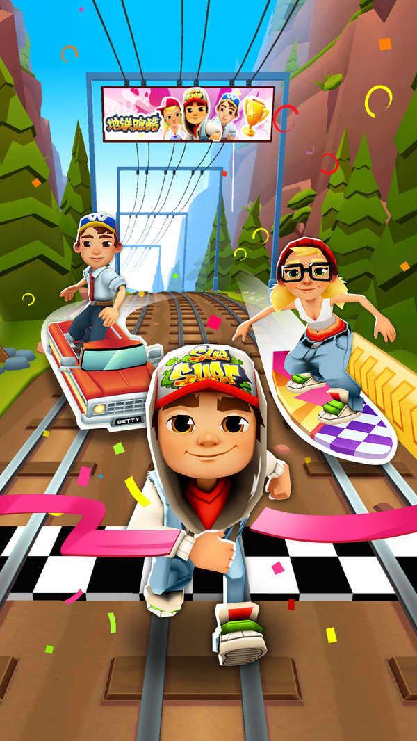 地铁跑酷无限金币钥匙破解版(Subway Surf)截图2