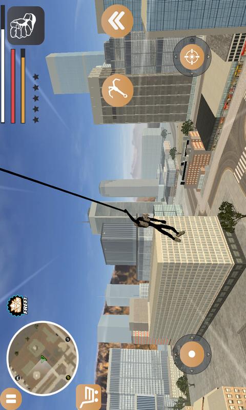火柴人绳索英雄2手游最新版本(Stickman Rope Hero 2)截图1