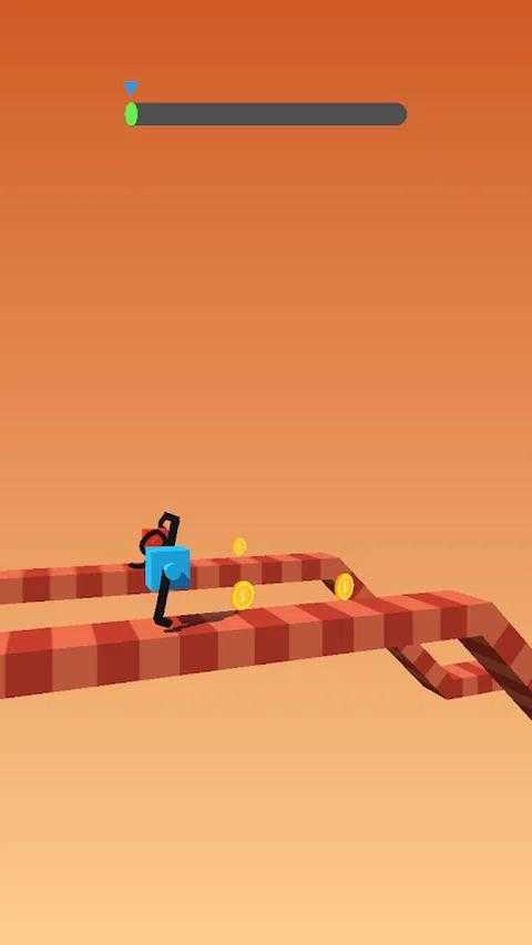画登山者的腿截图2