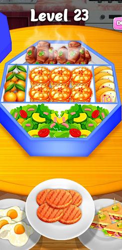 午餐分类(Tiffin Organizer Game)截图0