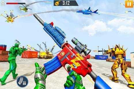 真实反恐机器人射击游戏(FPS Robot Transform Battle)截图2
