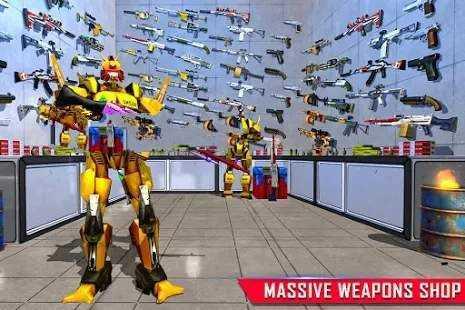 真实反恐机器人射击游戏(FPS Robot Transform Battle)截图1