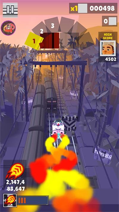 地铁跑酷ww角色滑板全定制版(ww天天开心.)截图0
