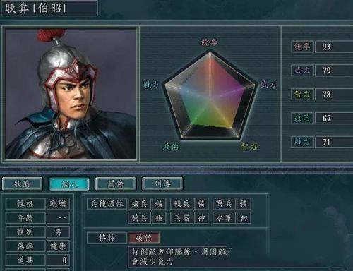 三国志11武将分析_盘点血色衣冠中7大攻城神将