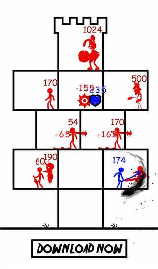 火柴人英雄塔防（Stick Hero: Tower Defense）截图3