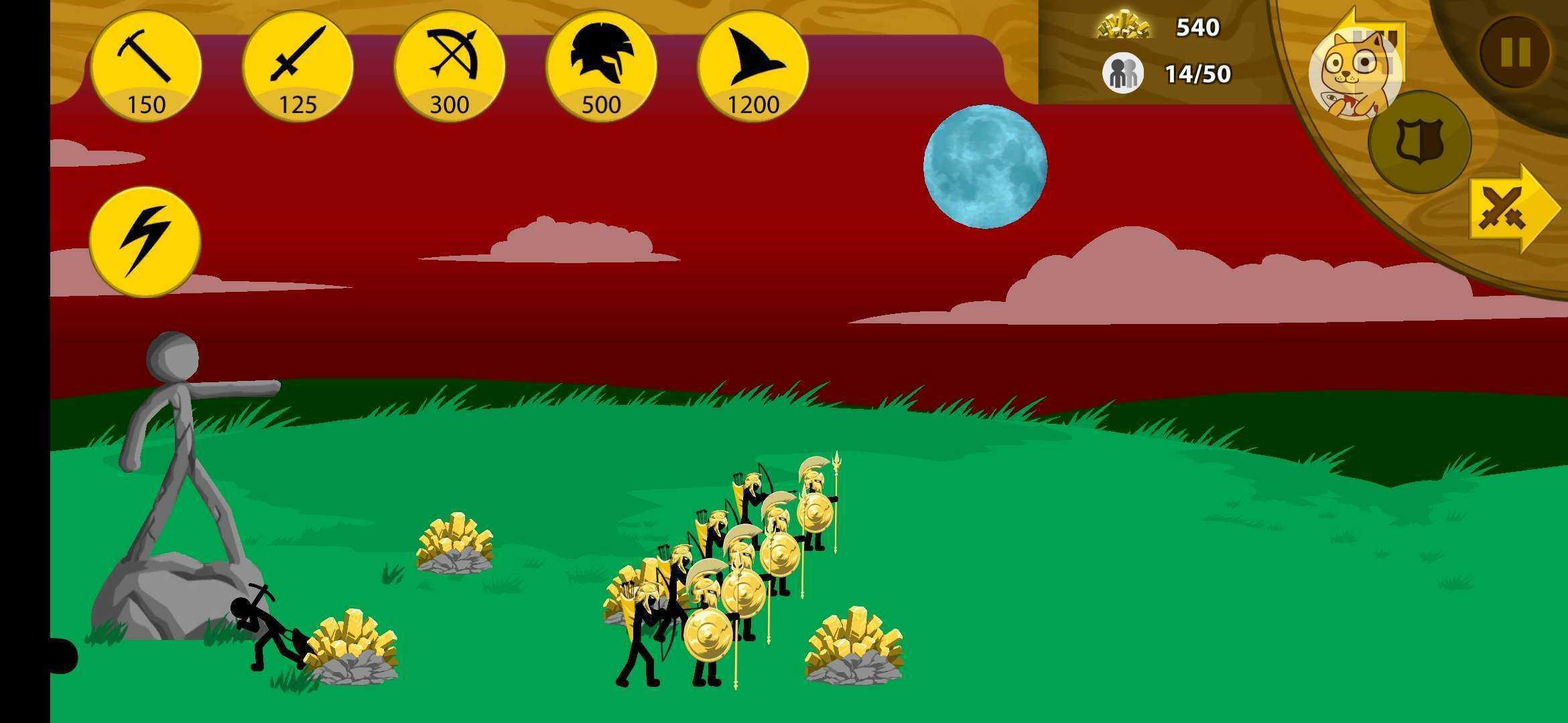 火柴人战争遗产僵尸版内置作弊菜单(Stick War)截图3