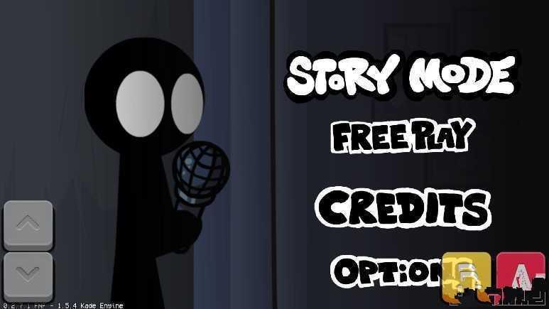FNF火柴人小黑模组最新完整版(Stickman Vs Friday Night Funkin)截图1