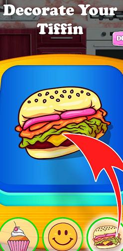 午餐分类(Tiffin Organizer Game)截图1