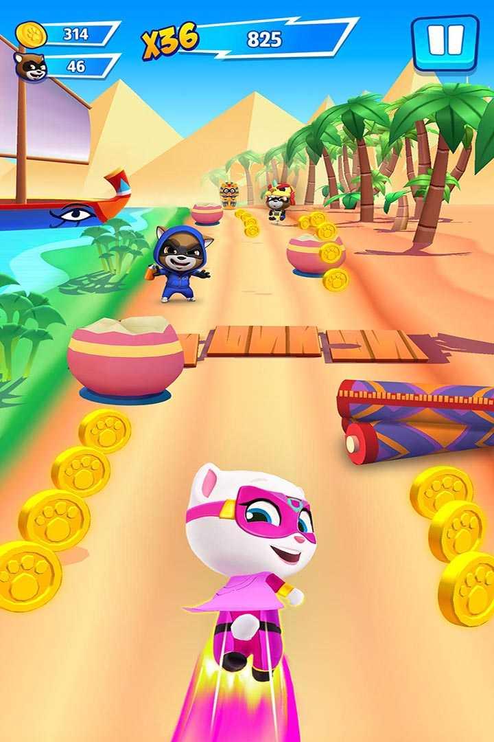汤姆猫英雄跑酷(Talking Tom Hero Dash)九游版截图2