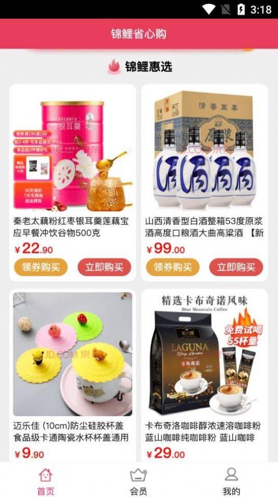 锦鲤省心购截图0