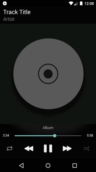 黑色音乐播放器截图1