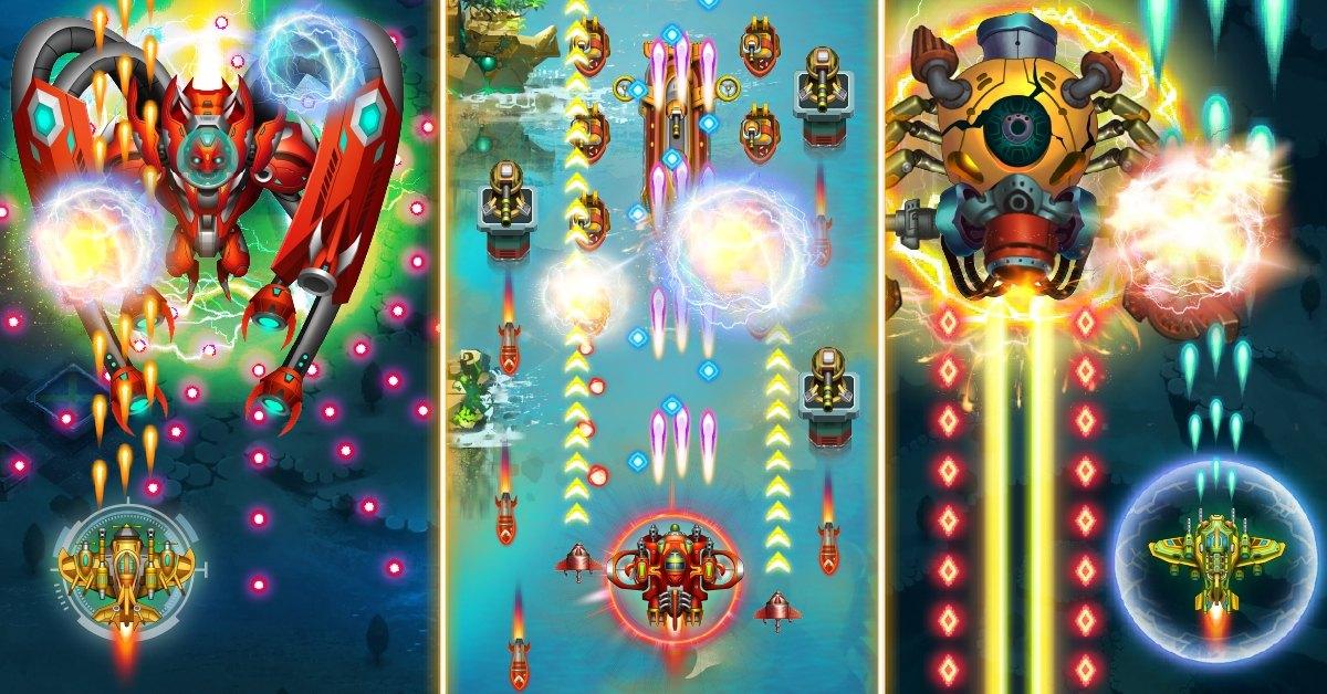 天空猛禽太空侵略者游戏中文版截图2