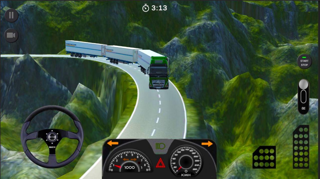 世界卡车模拟器2危险道路中文手机版下载截图3