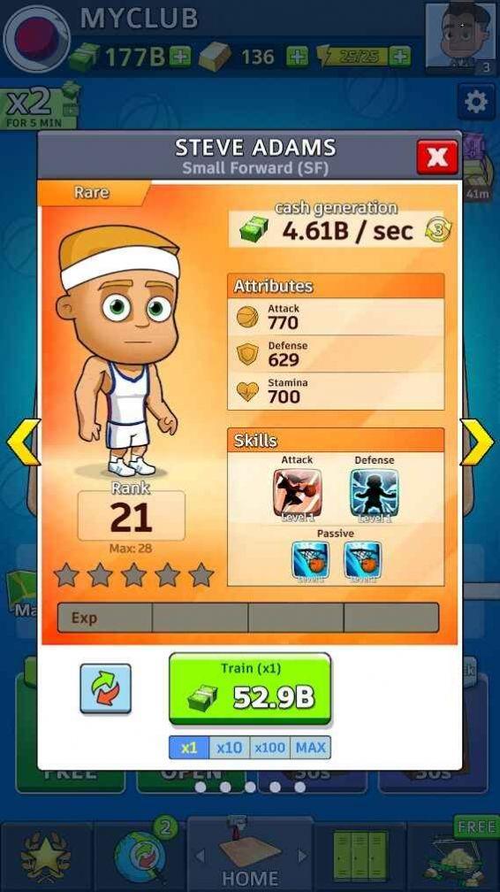  闲置五人篮球中文版截图3