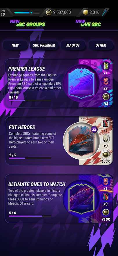 FUT22抽卡模拟器游戏安卓版截图1
