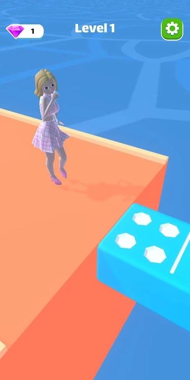 多米诺少女冲刺安卓官方版游戏截图0