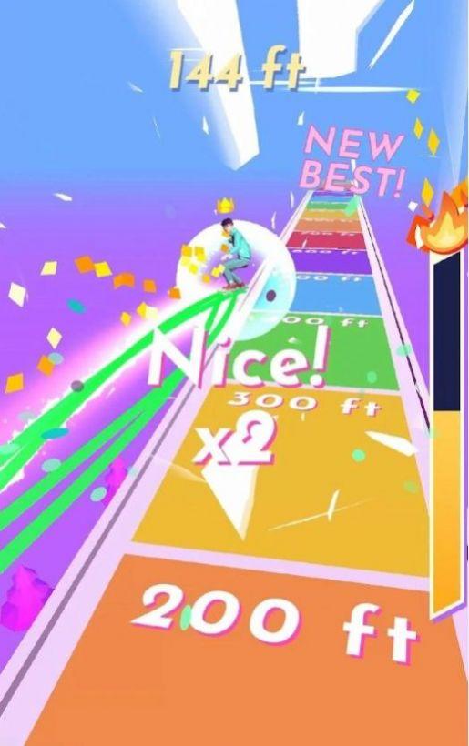 3D滑板竞速赛安卓中文版游戏（SkateHills）截图1