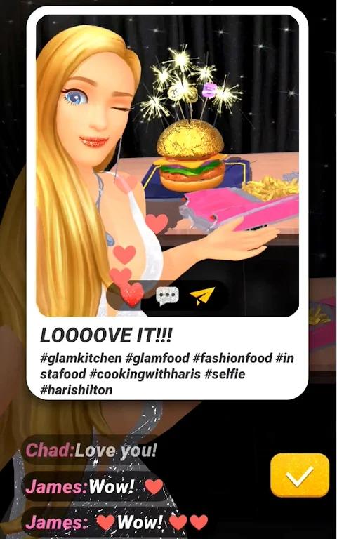 魅力自制厨房游戏安卓中文版（Glam Kitchen）截图1