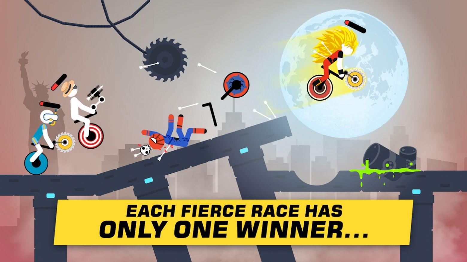 火柴人动漫跑酷游戏安卓手机版（Stickman Racing）截图2