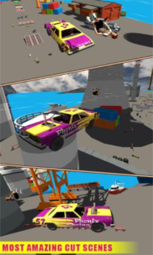 坡道起飞汽车中文版游戏下载（Mega Ramp Car Jump）截图1