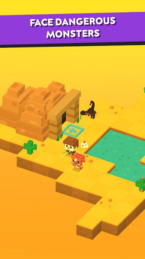 英雄幻想世界安卓中文版游戏（Blocky World）截图0