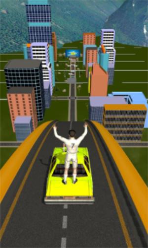 坡道起飞汽车中文版游戏下载（Mega Ramp Car Jump）截图2