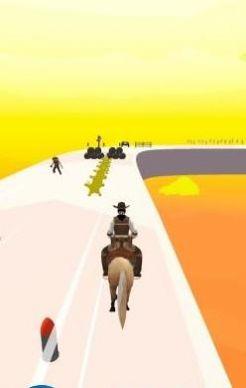 牛仔马骑安卓中文版游戏（Cowboy Horse Rider）截图0