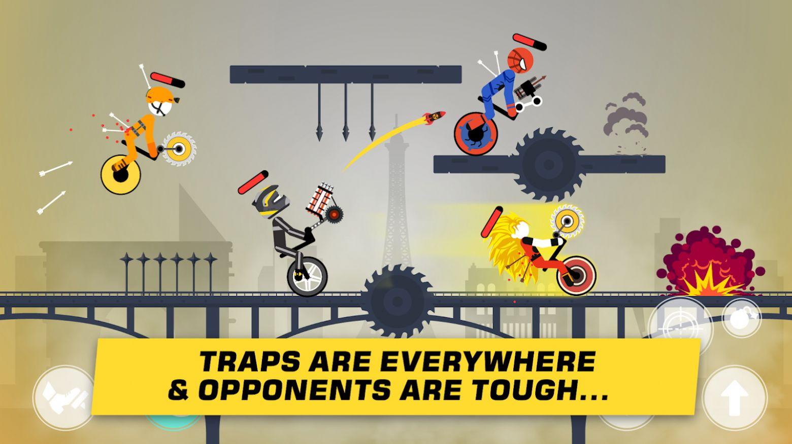 火柴人动漫跑酷游戏安卓手机版（Stickman Racing）截图3