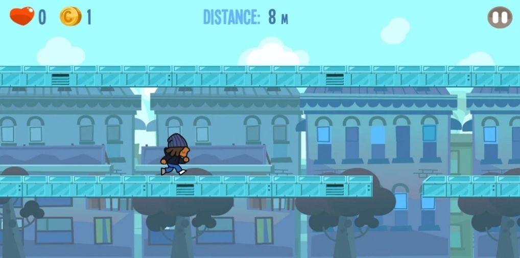太空失控跑游戏(gravity kid)截图1