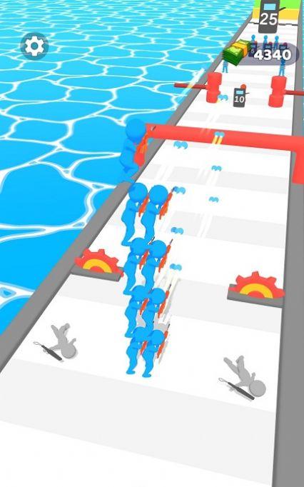 士兵射击跑酷游戏(Soldiers Shoot Run)截图0