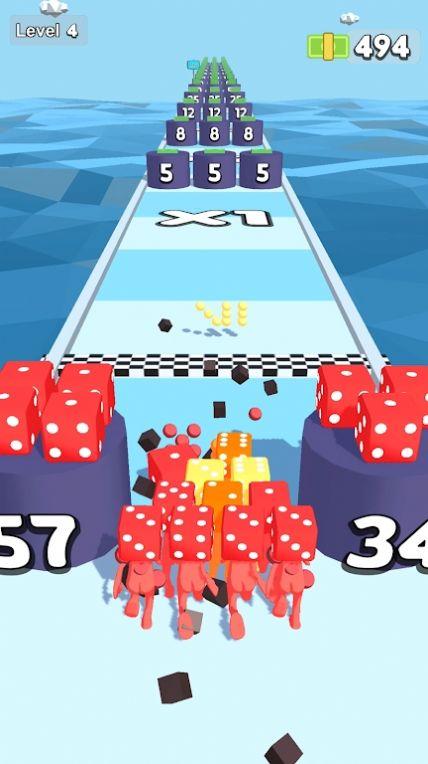 骰子冲刺游戏(Dice Rush)截图0