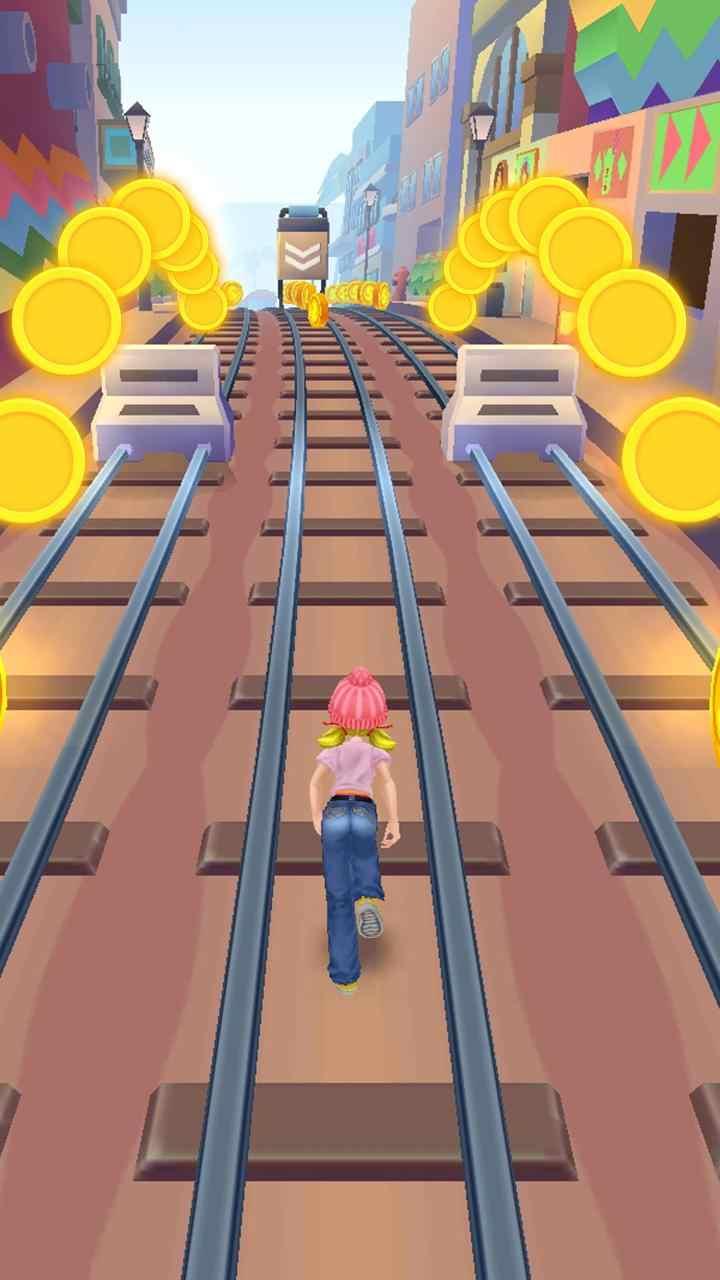 地铁3D冲刺游戏截图1