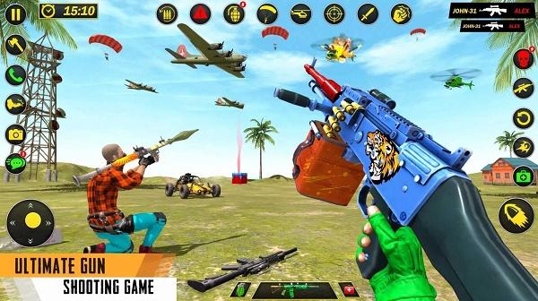 3D突击队射击游戏(Open World Commando FPS Shooting)
