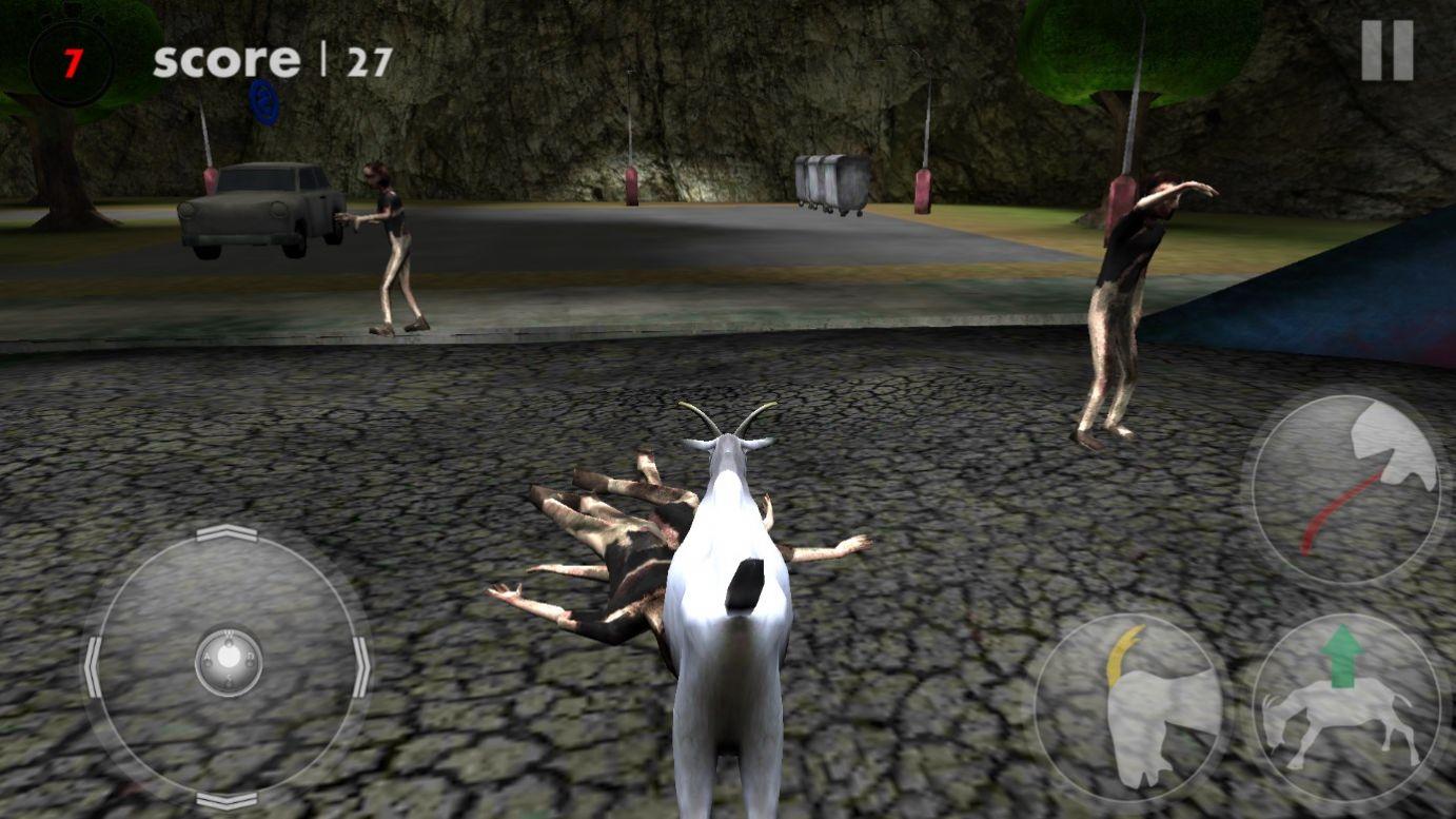 山羊大战僵尸模拟器游戏(Goat vs Zombies)截图2