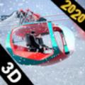 3D雪地缆车模拟器