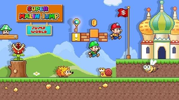 超级马林跳跃奔跑游戏(Super Malin Jump:run game)(Super Malin Jump:run game)