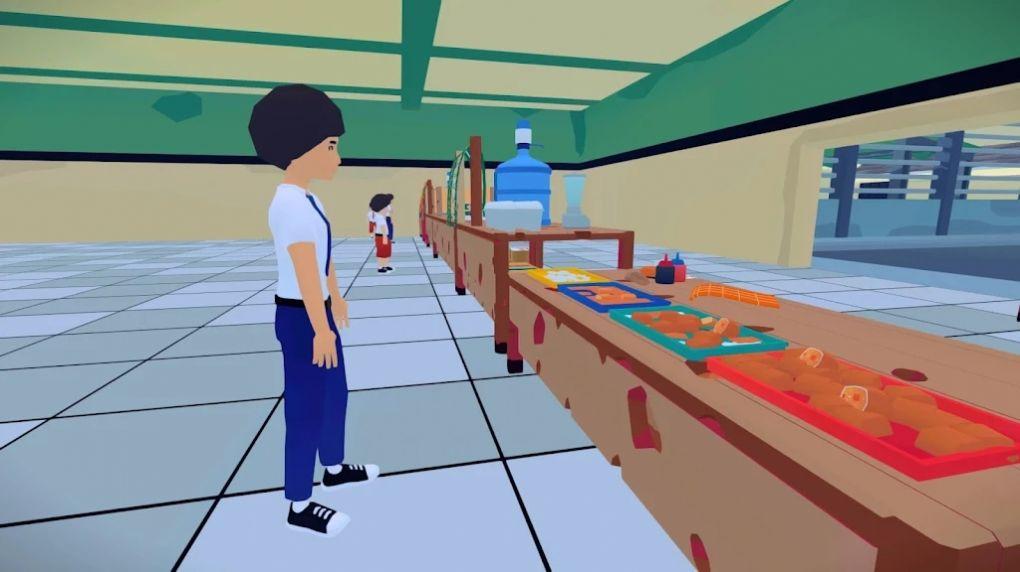 学校自助餐厅模拟器游戏(Kantin Sekolah Simulator)截图2