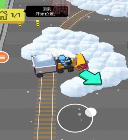 雪地挖掘机救援行动