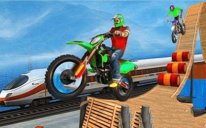 疯狂特技摩托骑手游戏(Crazy Tricky Bike Rider)