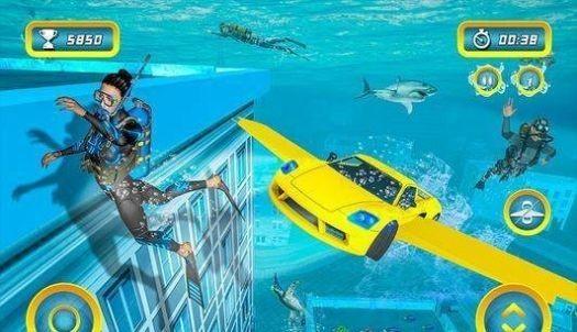 水下城市飞车游戏截图0