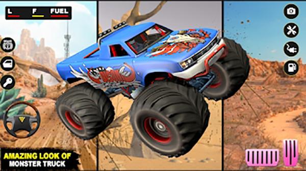 怪物德比卡车格斗游戏(Monster Derby Truck Fighting)