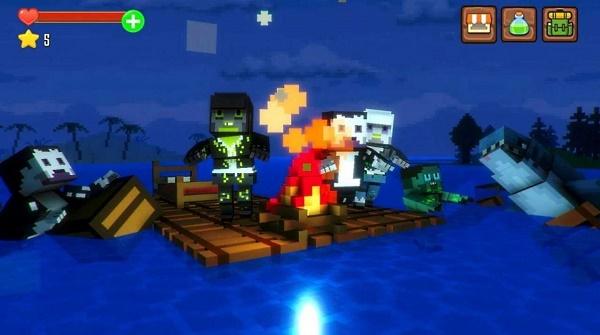 僵尸世界木筏生存游戏(Zombie Raft 2)