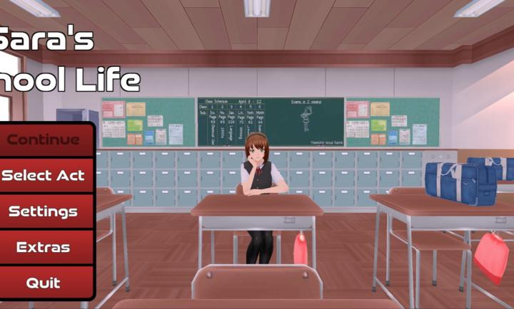 莎拉的校园生活游戏截图2