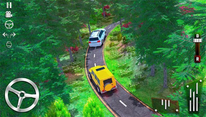 森林吉普车越野驾驶游戏(Jeep driving offroad car game)截图1