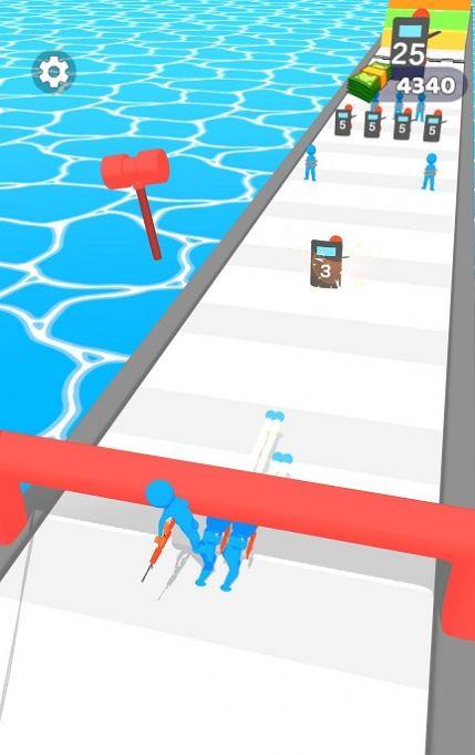 士兵射击跑酷游戏(Soldiers Shoot Run)截图1