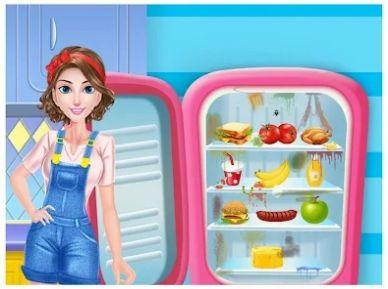 家居清洁女孩House Cleaning