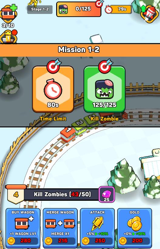 火车大亨僵尸猛攻Train Tycoon: Idle Defense