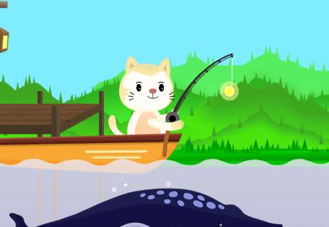 猫去钓鱼游戏