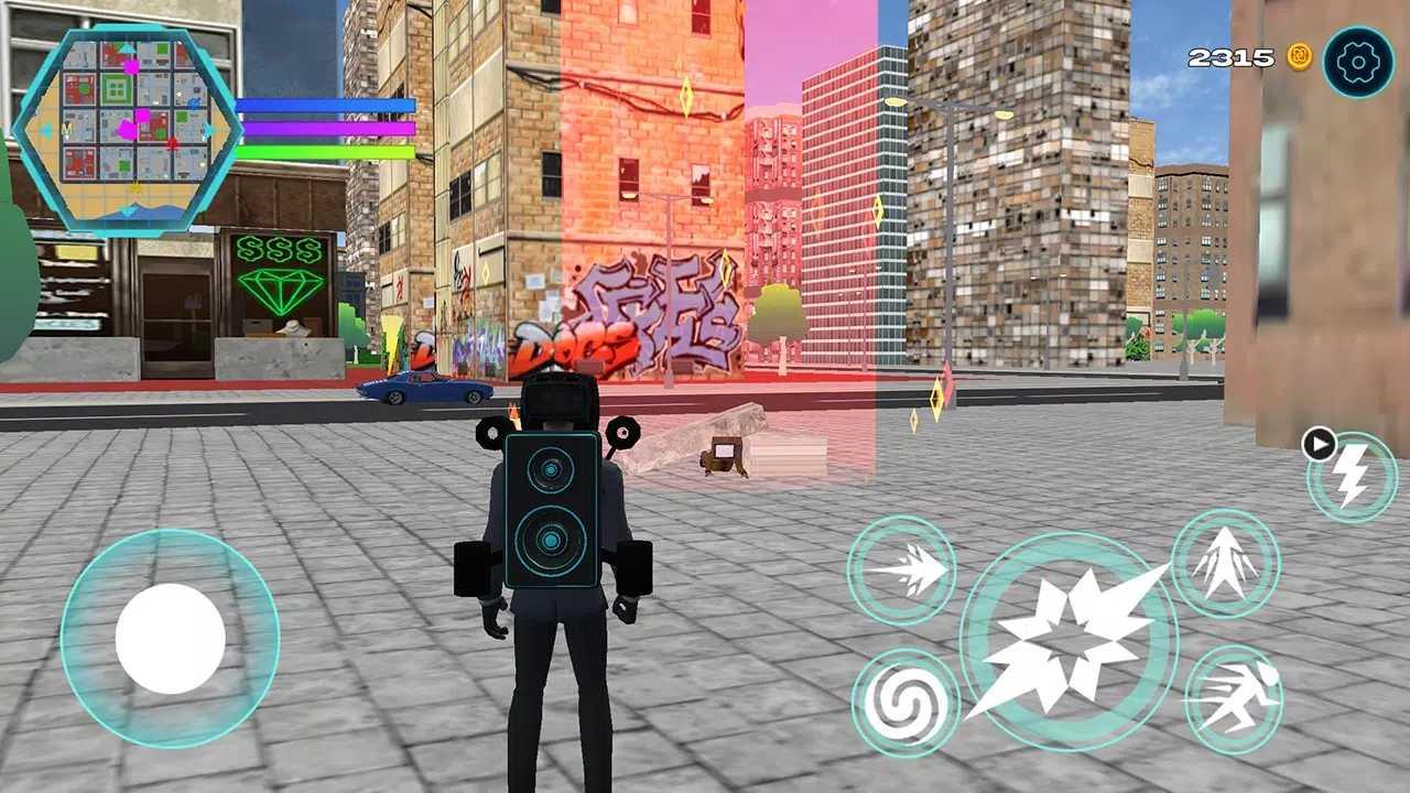 卡梅拉VS斯基比德Kamera vs Skibydy Grand City截图1